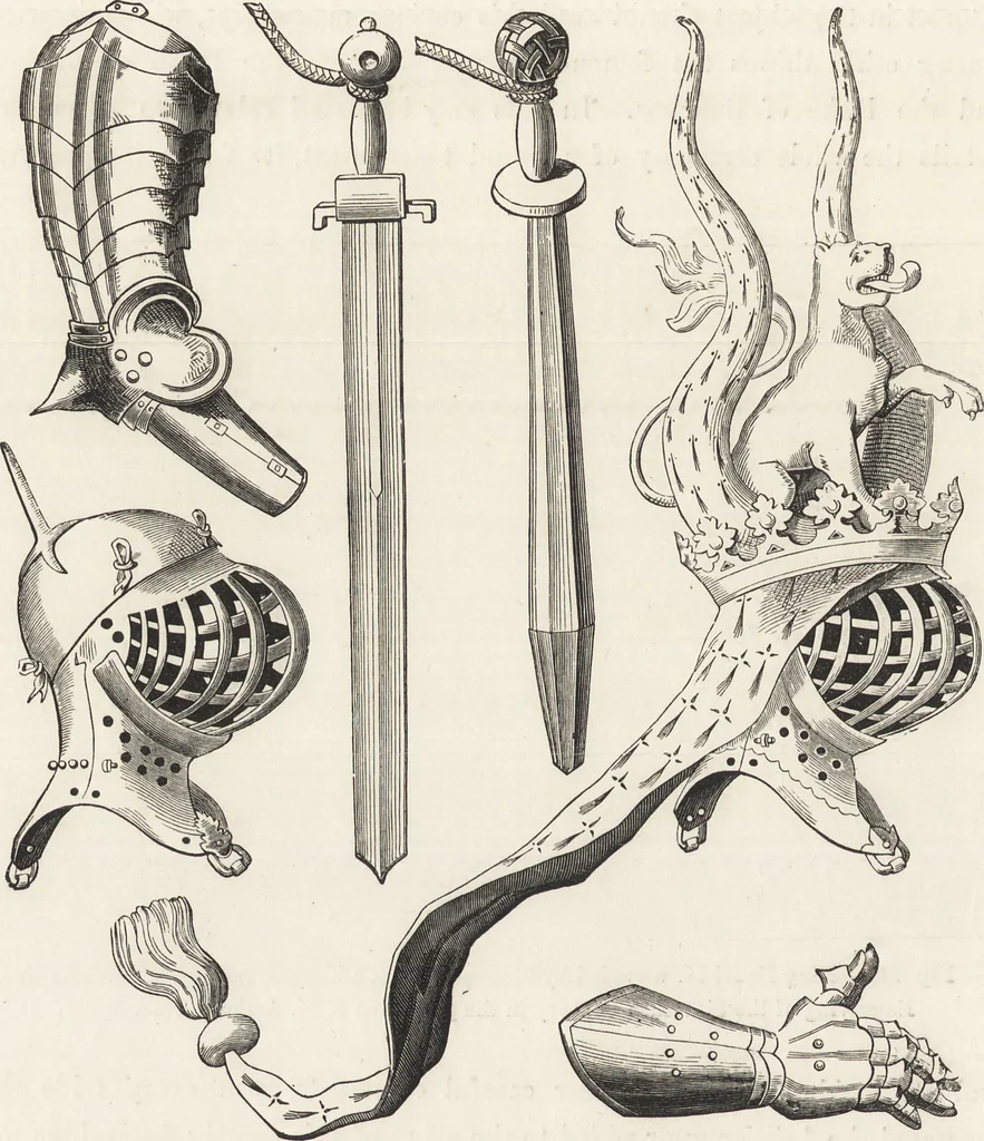 An illustration from Military and religious life in the Middle Ages and at the period of the Renaissance, 1870, leaf 229