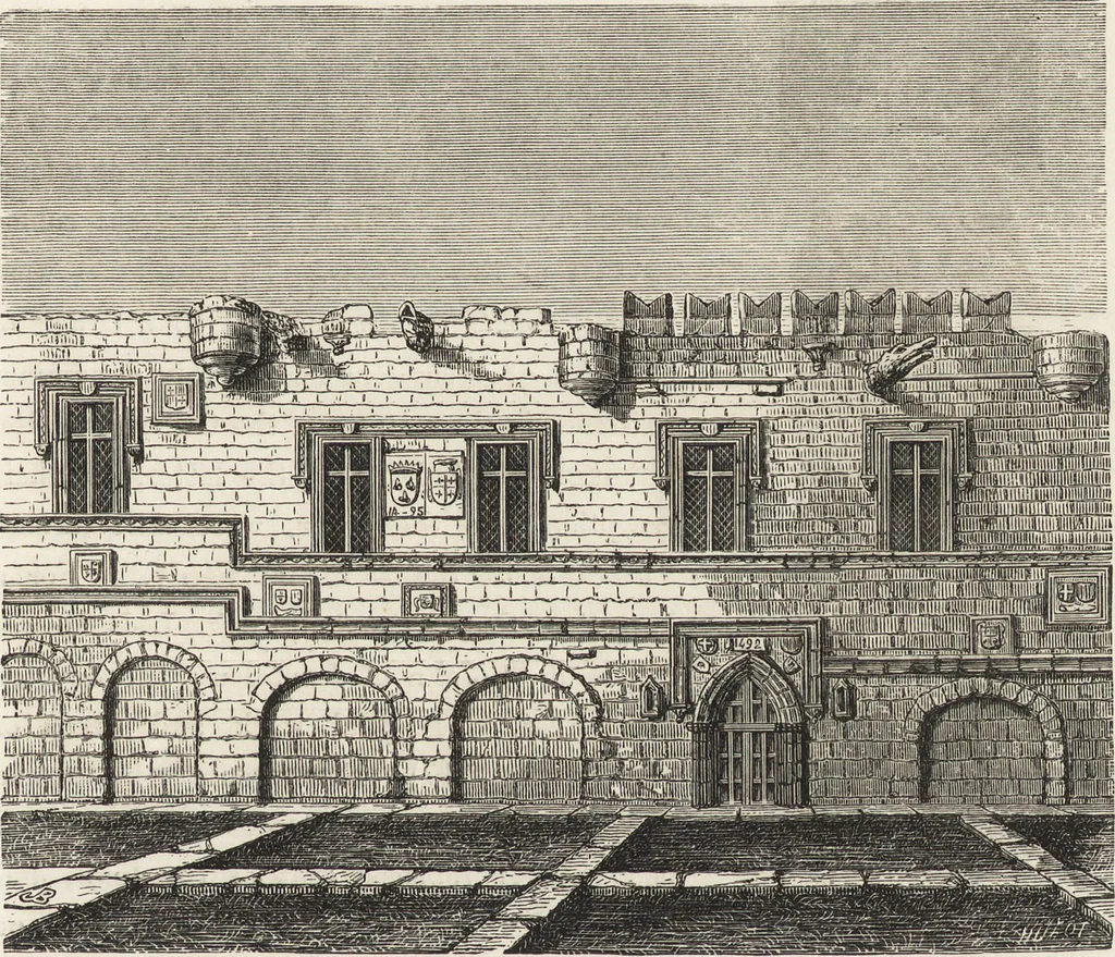An illustration from Military and religious life in the Middle Ages and at the period of the Renaissance, 1870, leaf 242