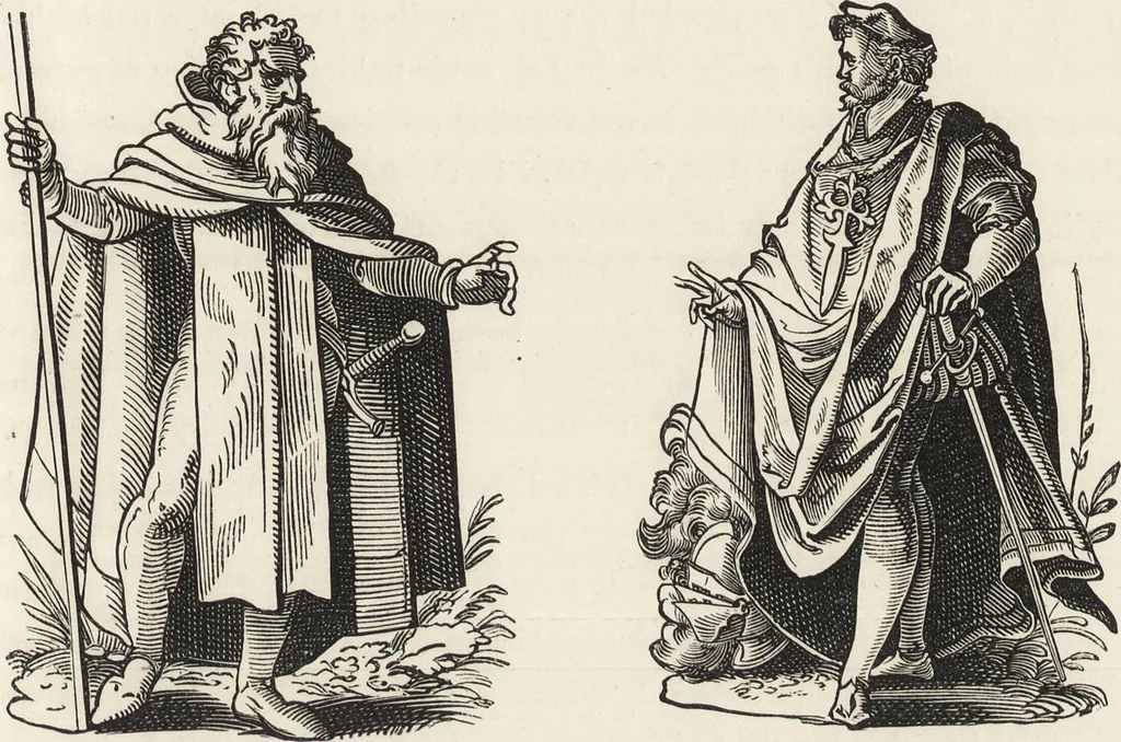 An illustration from Military and religious life in the Middle Ages and at the period of the Renaissance, 1870, leaf 246