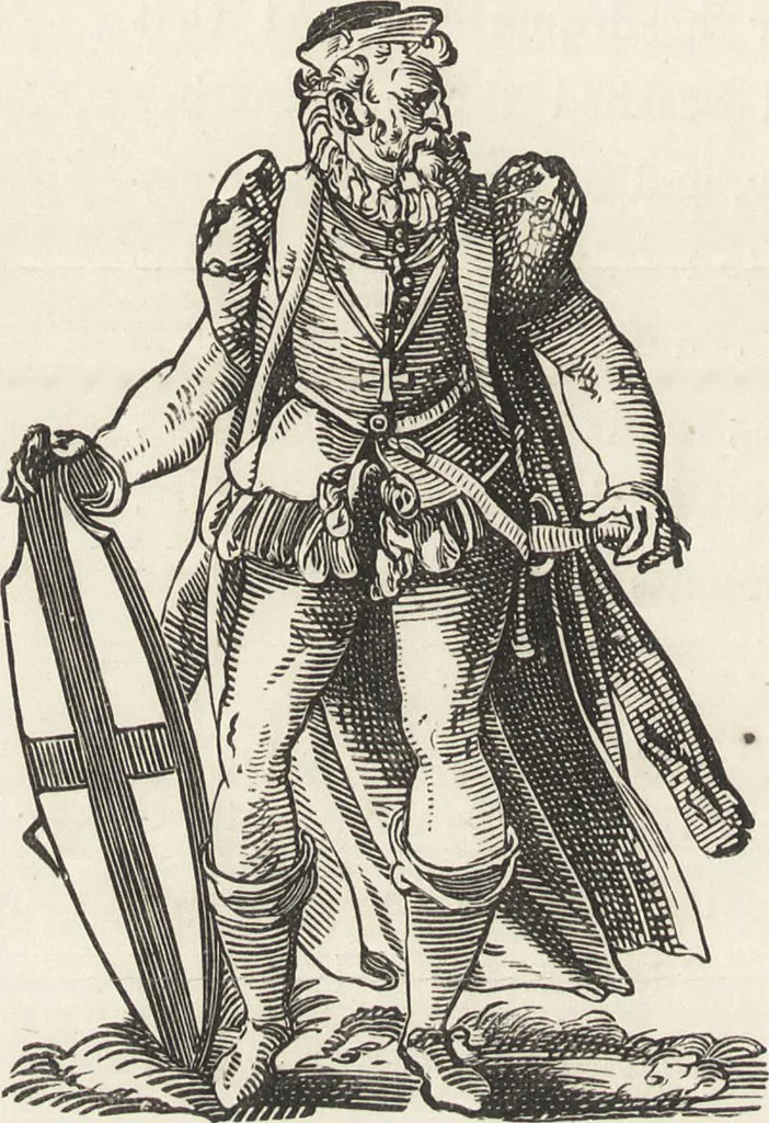 An illustration from Military and religious life in the Middle Ages and at the period of the Renaissance, 1870, leaf 257