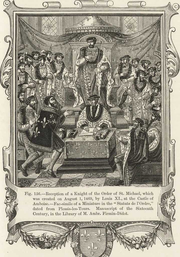 An illustration from Military and religious life in the Middle Ages and at the period of the Renaissance, 1870, leaf 260
