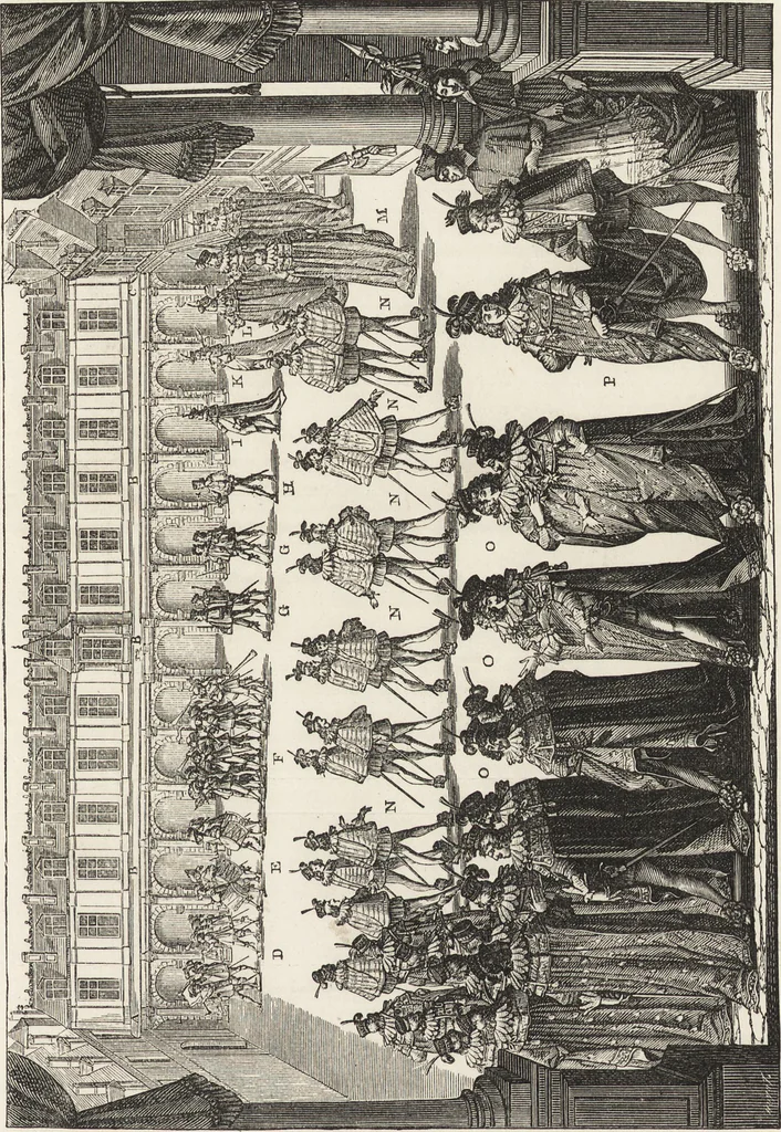 An illustration from Military and religious life in the Middle Ages and at the period of the Renaissance, 1870, leaf 262