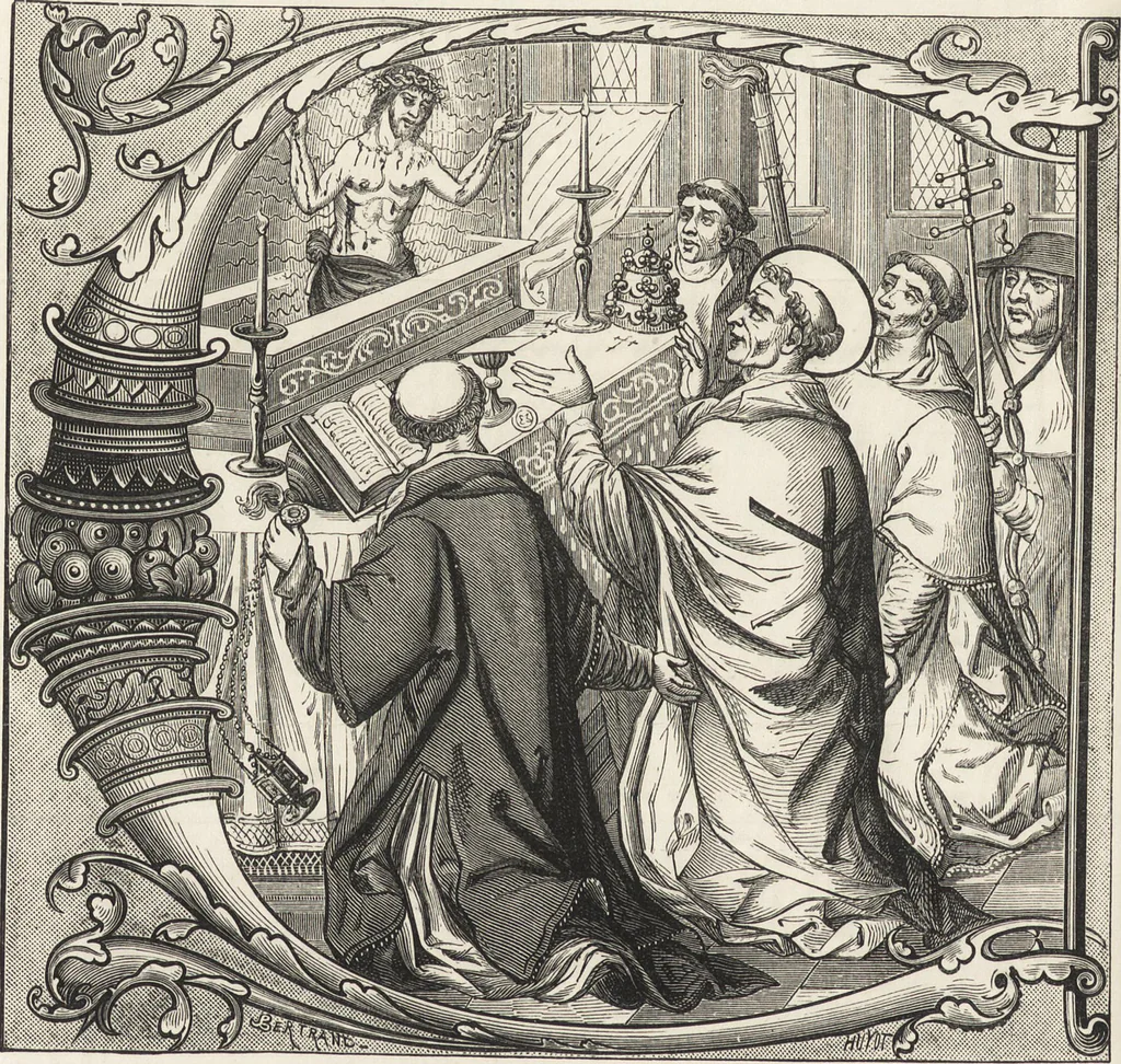 An illustration from Military and religious life in the Middle Ages and at the period of the Renaissance, 1870, leaf 277