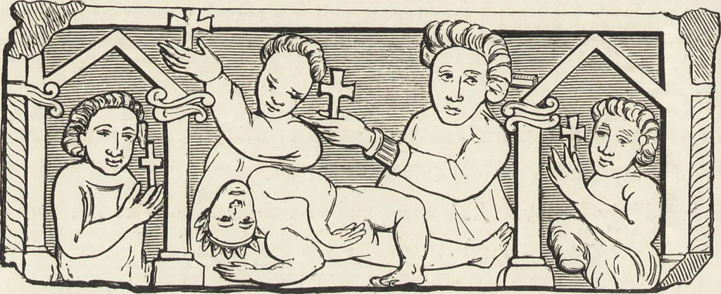 An illustration from Military and religious life in the Middle Ages and at the period of the Renaissance, 1870, leaf 279