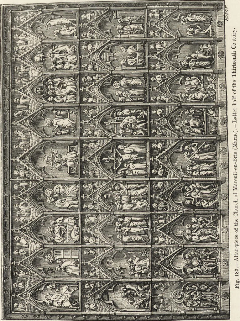An illustration from Military and religious life in the Middle Ages and at the period of the Renaissance, 1870, leaf 288