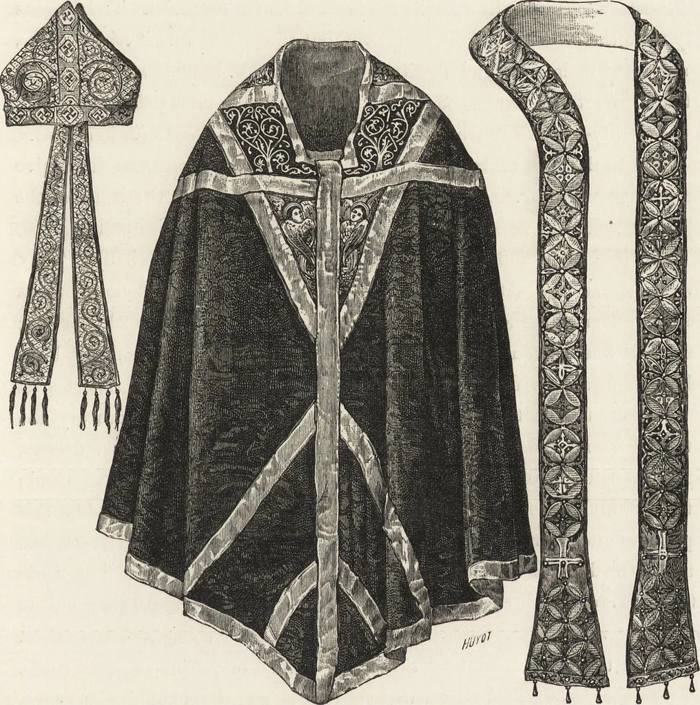 An illustration from Military and religious life in the Middle Ages and at the period of the Renaissance, 1870, leaf 294
