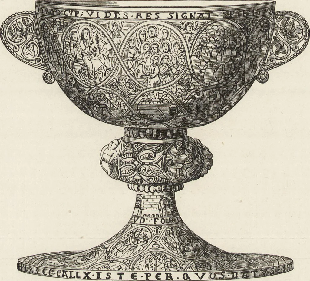 An illustration from Military and religious life in the Middle Ages and at the period of the Renaissance, 1870, leaf 302