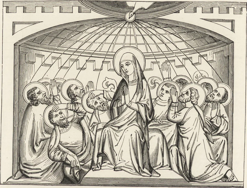 An illustration from Military and religious life in the Middle Ages and at the period of the Renaissance, 1870, leaf 309
