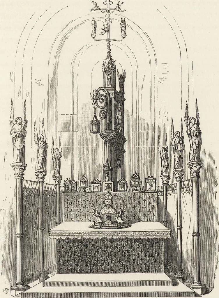 An illustration from Military and religious life in the Middle Ages and at the period of the Renaissance, 1870, leaf 312