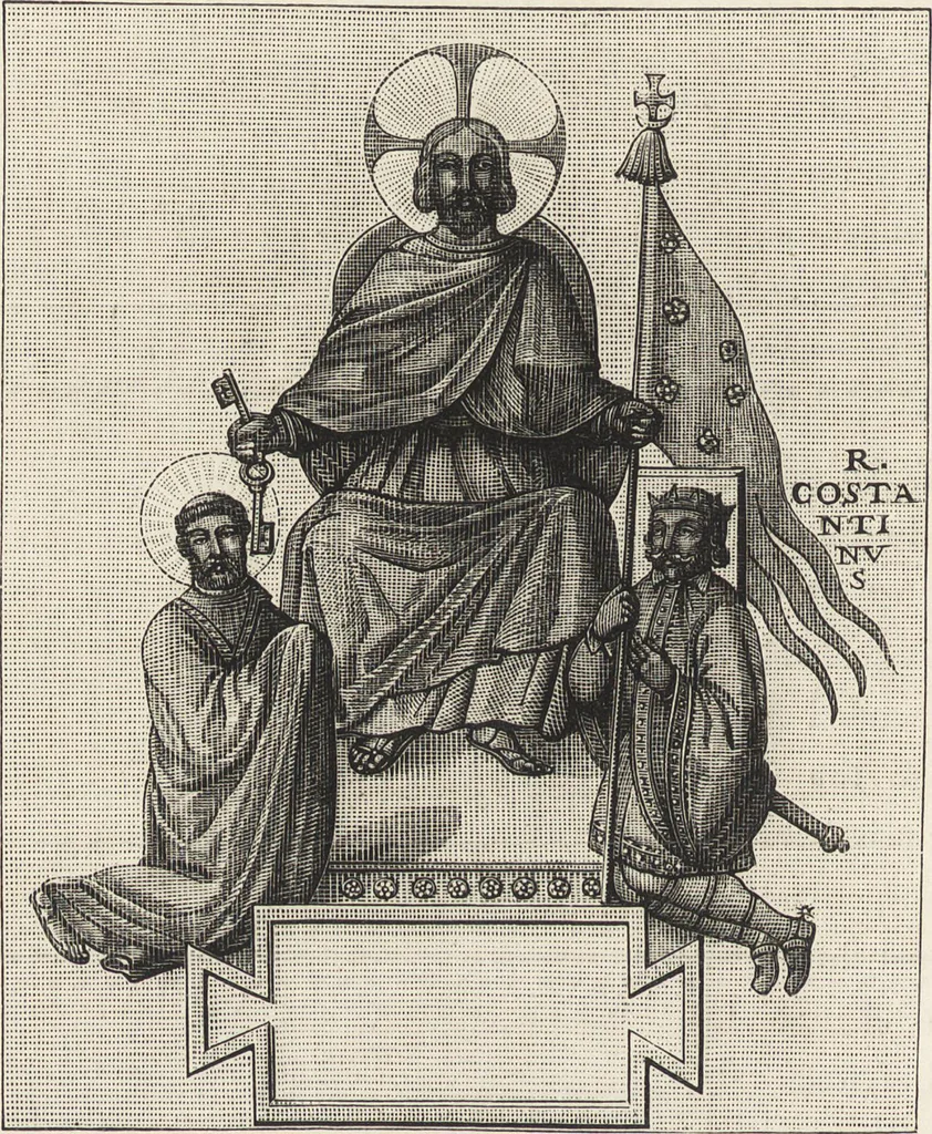 An illustration from Military and religious life in the Middle Ages and at the period of the Renaissance, 1870, leaf 317