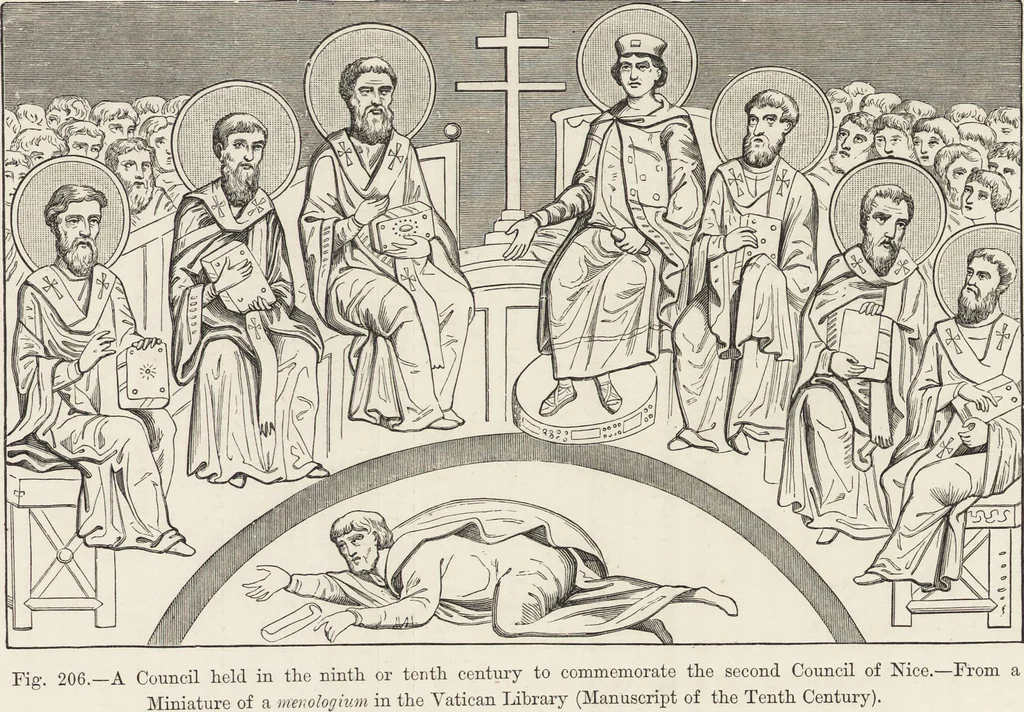 An illustration from Military and religious life in the Middle Ages and at the period of the Renaissance, 1870, leaf 320