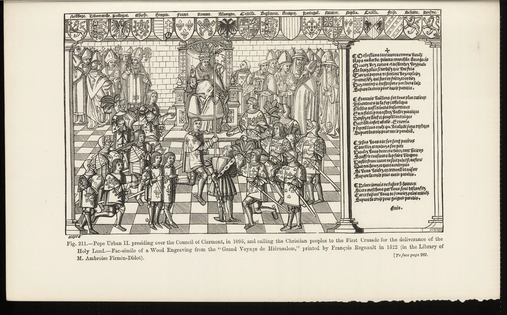 An illustration from Military and religious life in the Middle Ages and at the period of the Renaissance, 1870, leaf 334