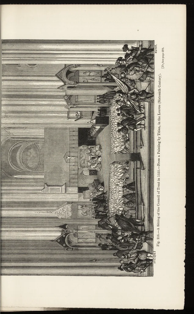 An illustration from Military and religious life in the Middle Ages and at the period of the Renaissance, 1870, leaf 344