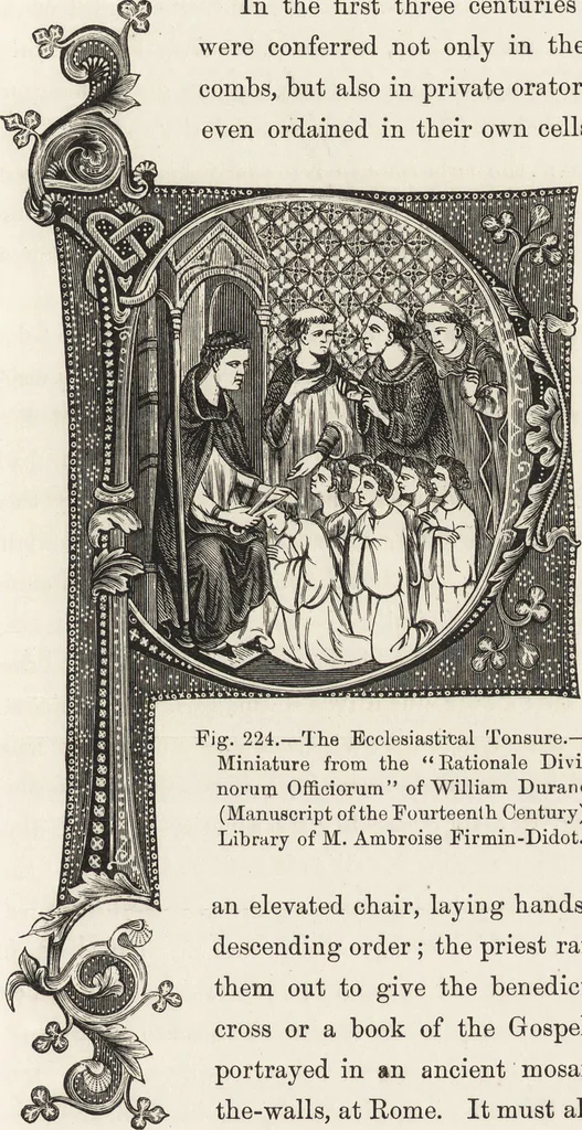 An illustration from Military and religious life in the Middle Ages and at the period of the Renaissance, 1870, leaf 358