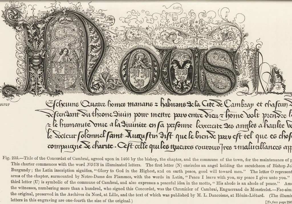 An illustration from Military and religious life in the Middle Ages and at the period of the Renaissance, 1870, leaf 380