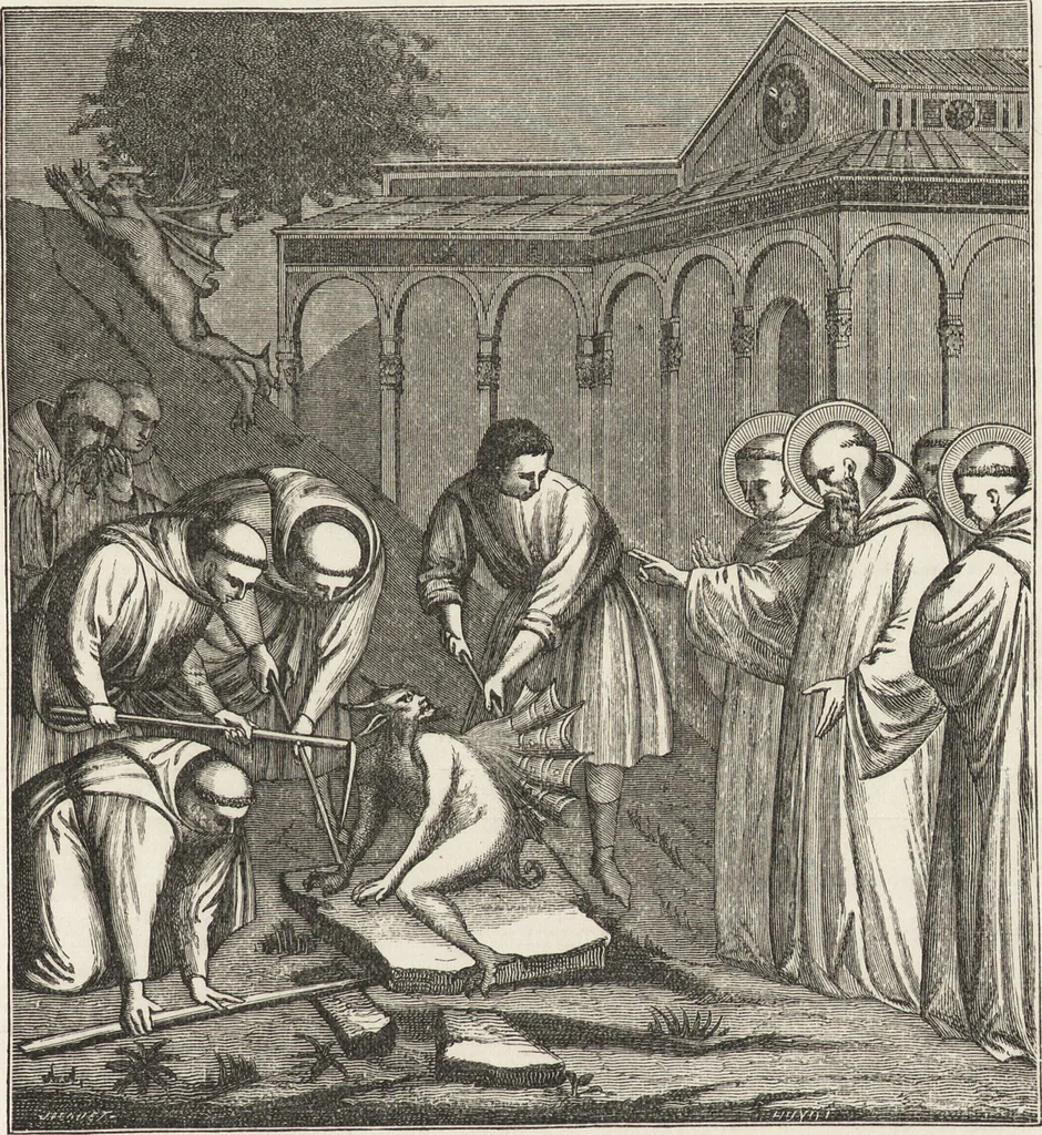 An illustration from Military and religious life in the Middle Ages and at the period of the Renaissance, 1870, leaf 392
