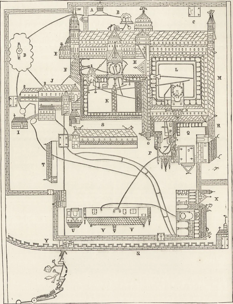 An illustration from Military and religious life in the Middle Ages and at the period of the Renaissance, 1870, leaf 399