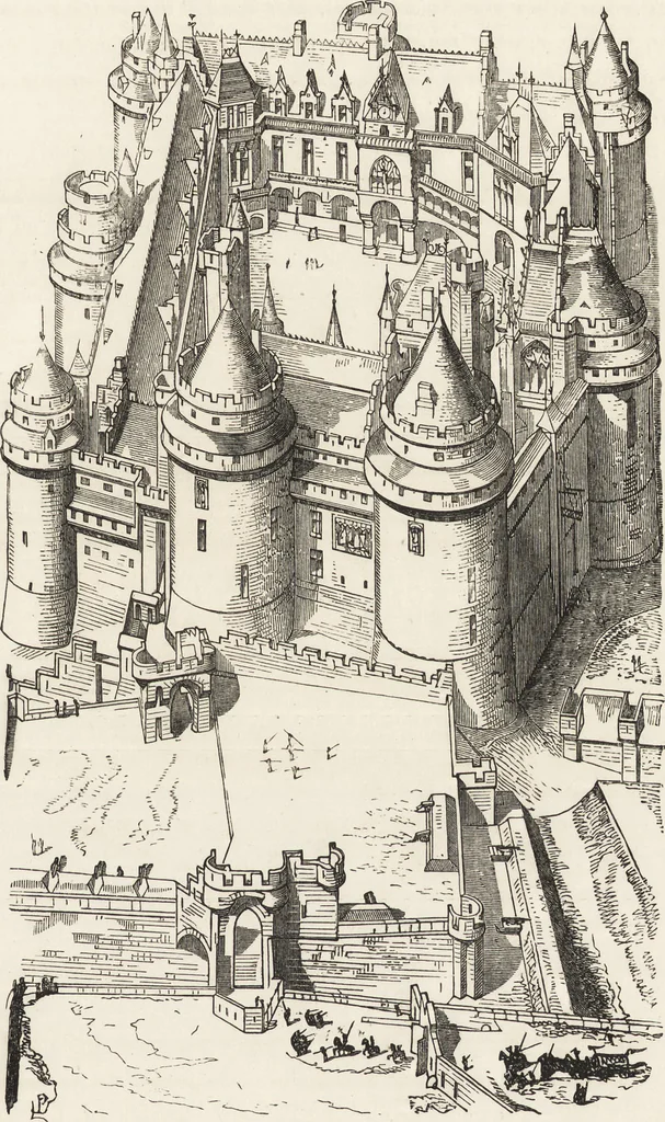 An illustration from Military and religious life in the Middle Ages and at the period of the Renaissance, 1870, leaf 40