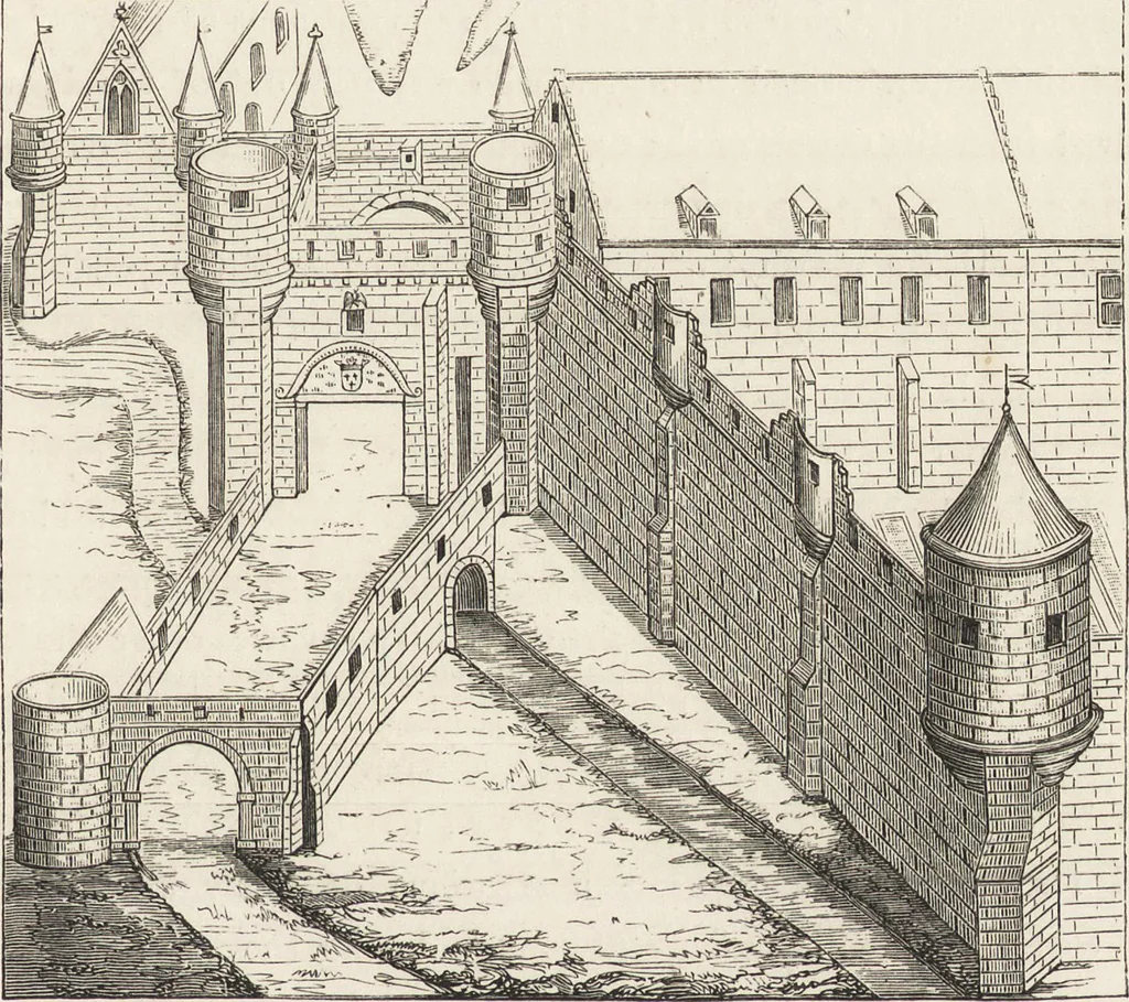An illustration from Military and religious life in the Middle Ages and at the period of the Renaissance, 1870, leaf 408