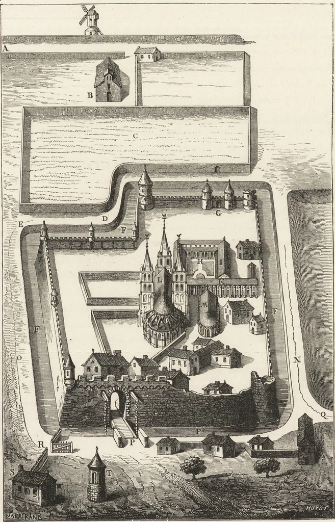 An illustration from Military and religious life in the Middle Ages and at the period of the Renaissance, 1870, leaf 42