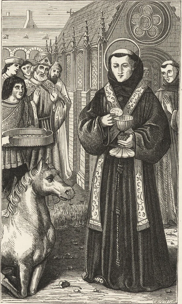 An illustration from Military and religious life in the Middle Ages and at the period of the Renaissance, 1870, leaf 421