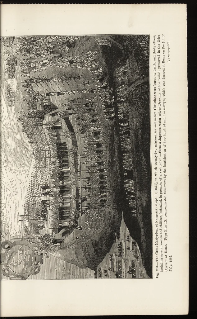 An illustration from Military and religious life in the Middle Ages and at the period of the Renaissance, 1870, leaf 428