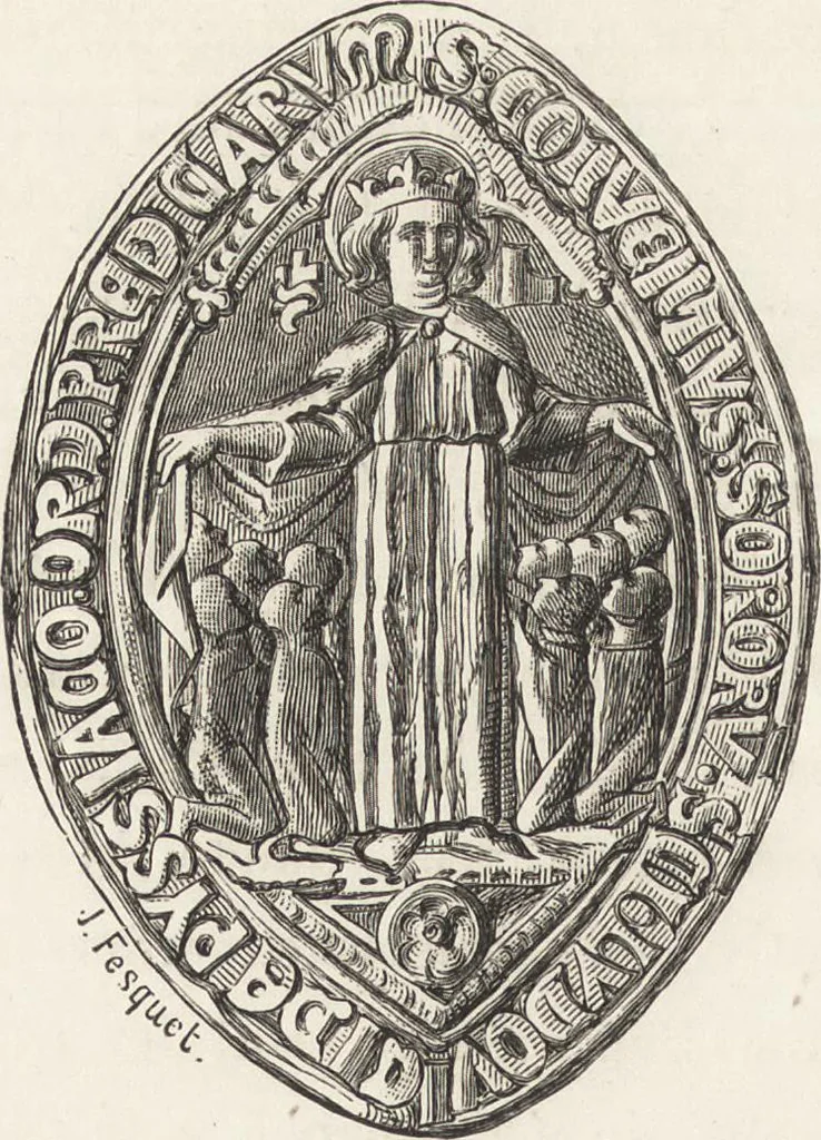 An illustration from Military and religious life in the Middle Ages and at the period of the Renaissance, 1870, leaf 431