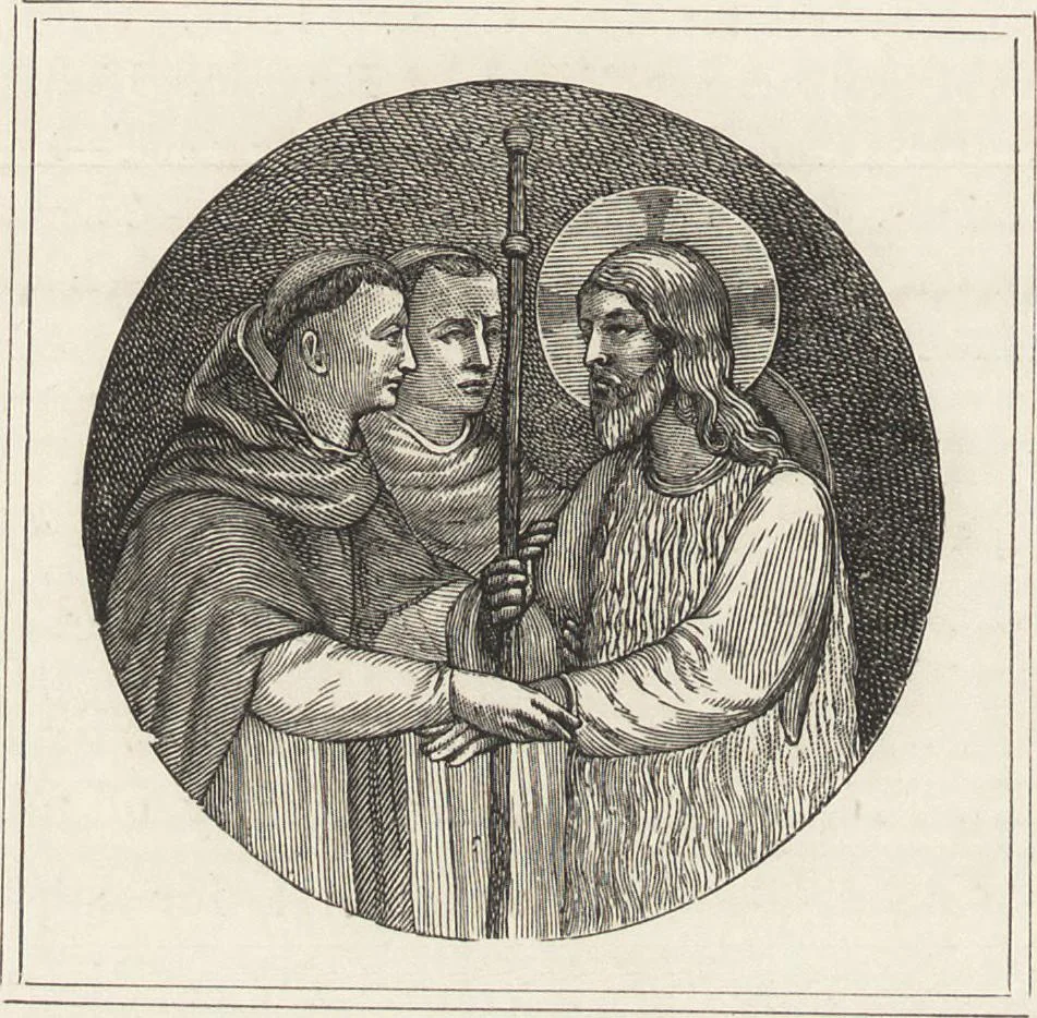 An illustration from Military and religious life in the Middle Ages and at the period of the Renaissance, 1870, leaf 433