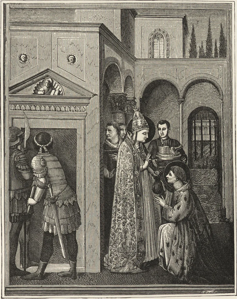 An illustration from Military and religious life in the Middle Ages and at the period of the Renaissance, 1870, leaf 434