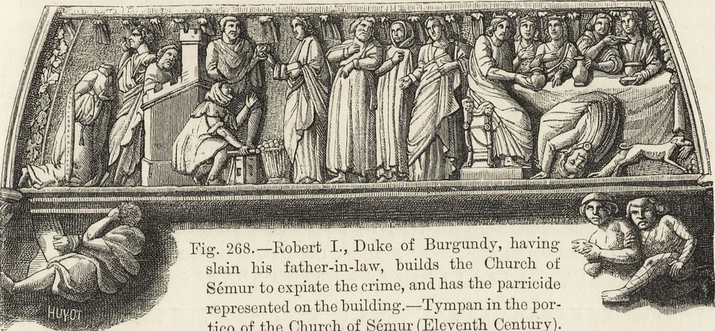An illustration from Military and religious life in the Middle Ages and at the period of the Renaissance, 1870, leaf 438
