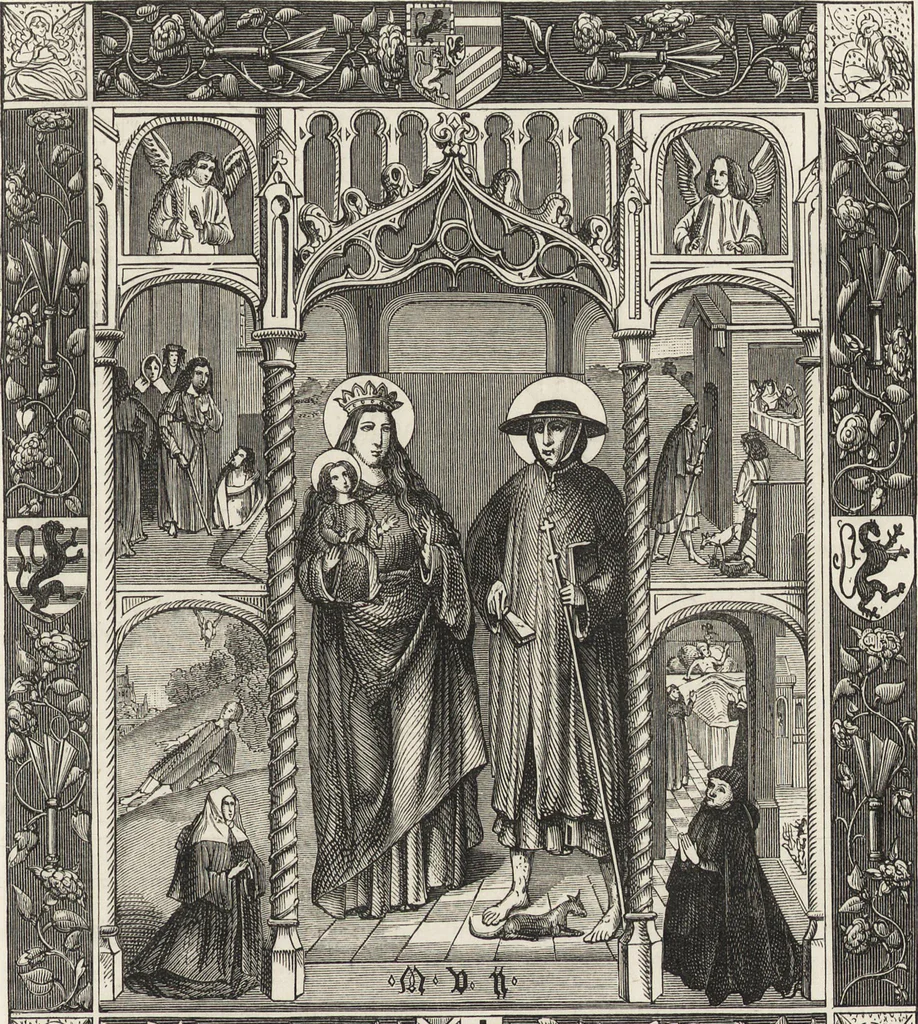 An illustration from Military and religious life in the Middle Ages and at the period of the Renaissance, 1870, leaf 448