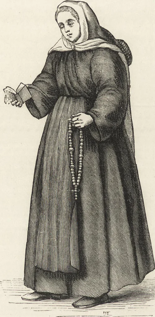 An illustration from Military and religious life in the Middle Ages and at the period of the Renaissance, 1870, leaf 451