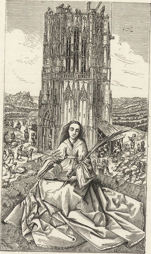 An illustration from Military and religious life in the Middle Ages and at the period of the Renaissance, 1870, leaf 461