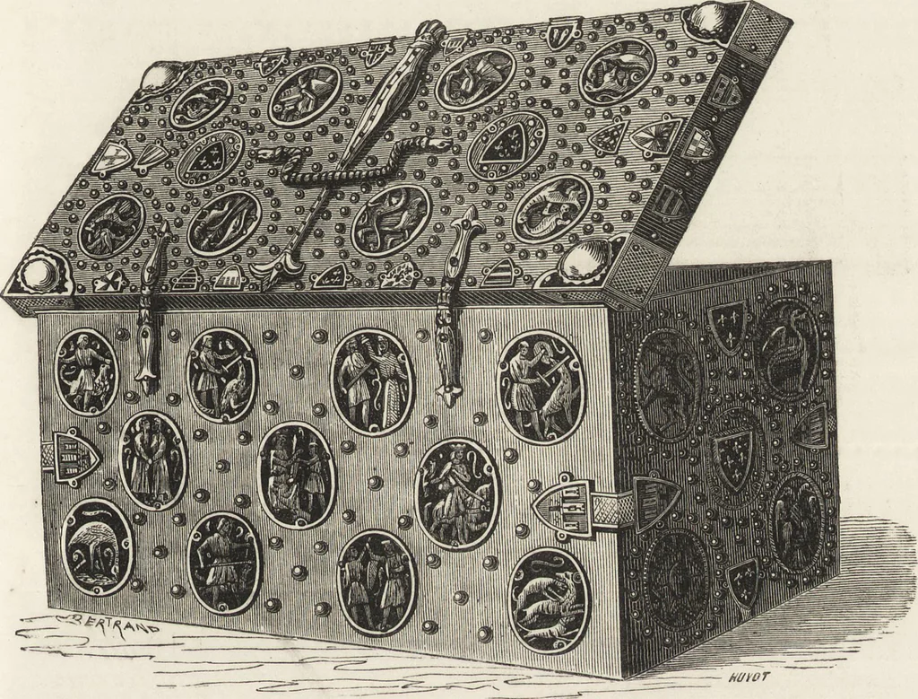 An illustration from Military and religious life in the Middle Ages and at the period of the Renaissance, 1870, leaf 470