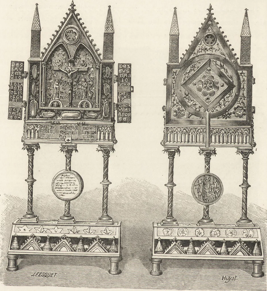 An illustration from Military and religious life in the Middle Ages and at the period of the Renaissance, 1870, leaf 471