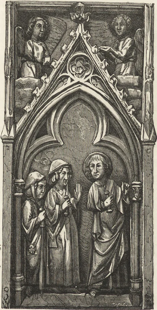 An illustration from Military and religious life in the Middle Ages and at the period of the Renaissance, 1870, leaf 473