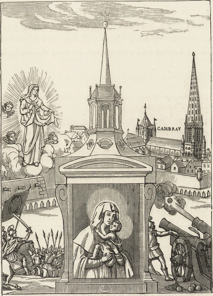 An illustration from Military and religious life in the Middle Ages and at the period of the Renaissance, 1870, leaf 488