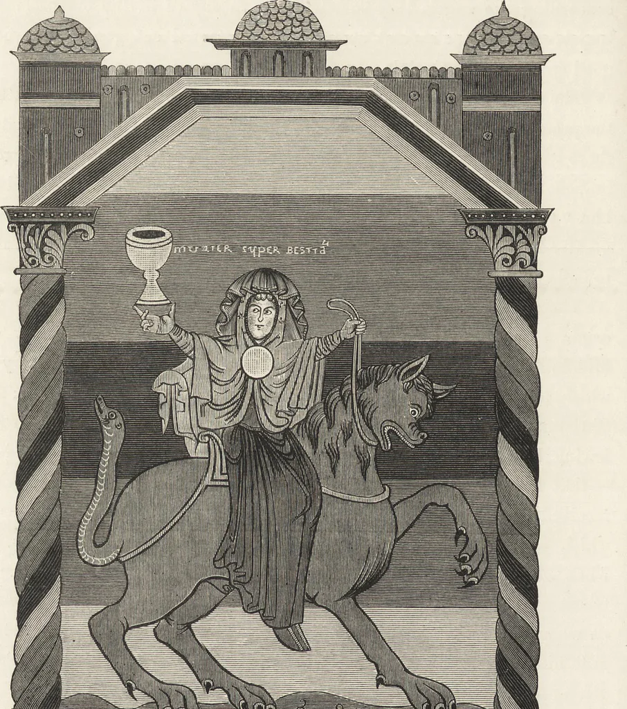 An illustration from Military and religious life in the Middle Ages and at the period of the Renaissance, 1870, leaf 495