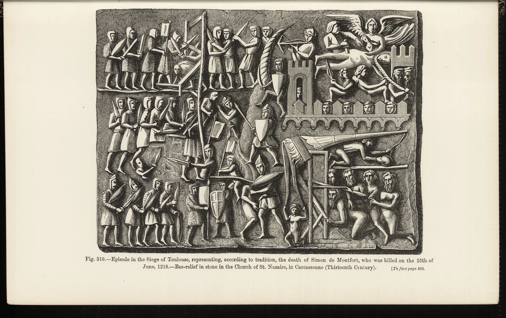 An illustration from Military and religious life in the Middle Ages and at the period of the Renaissance, 1870, leaf 504