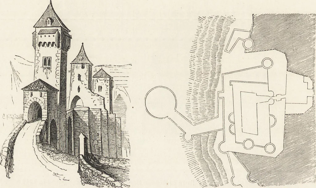An illustration from Military and religious life in the Middle Ages and at the period of the Renaissance, 1870, leaf 51