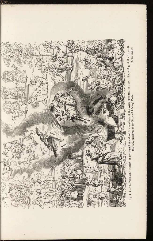 An illustration from Military and religious life in the Middle Ages and at the period of the Renaissance, 1870, leaf 516