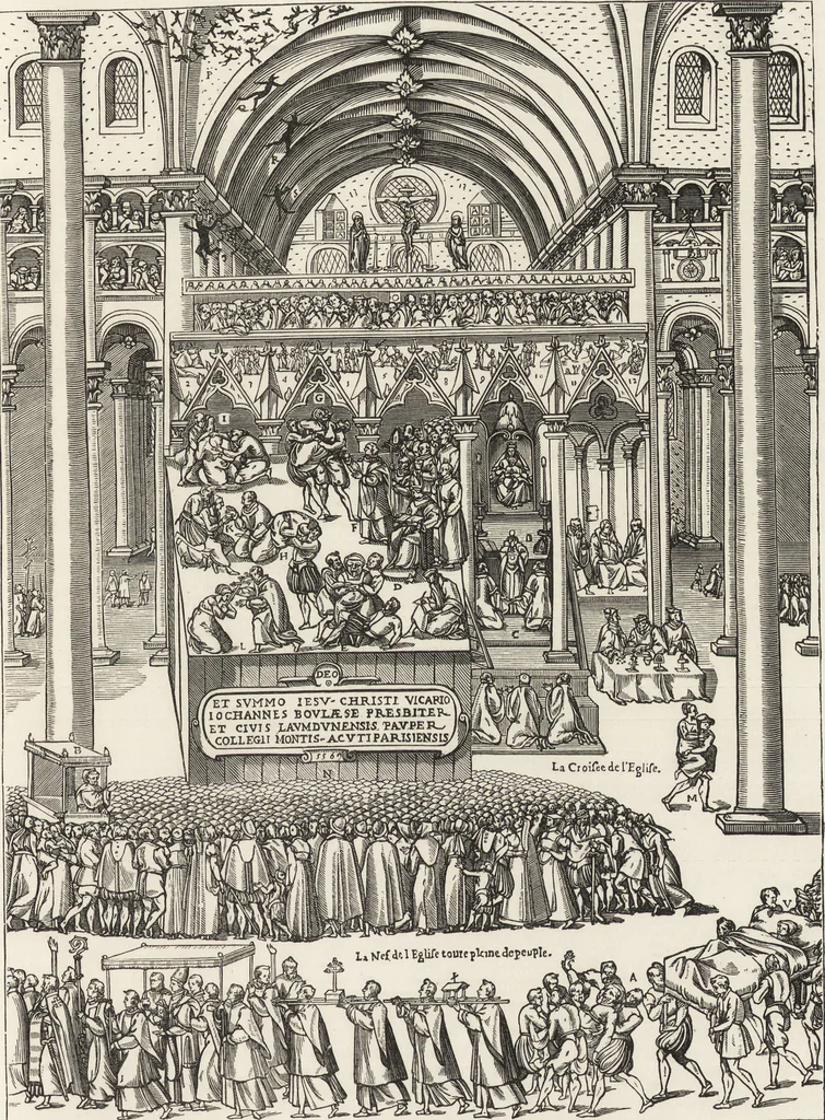 An illustration from Military and religious life in the Middle Ages and at the period of the Renaissance, 1870, leaf 522