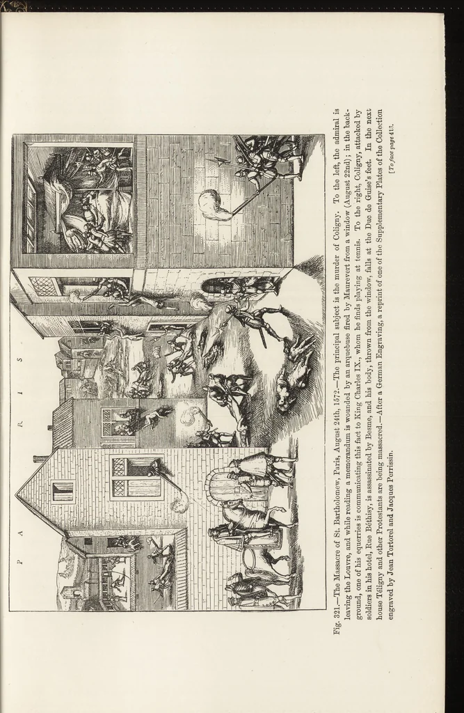 An illustration from Military and religious life in the Middle Ages and at the period of the Renaissance, 1870, leaf 526