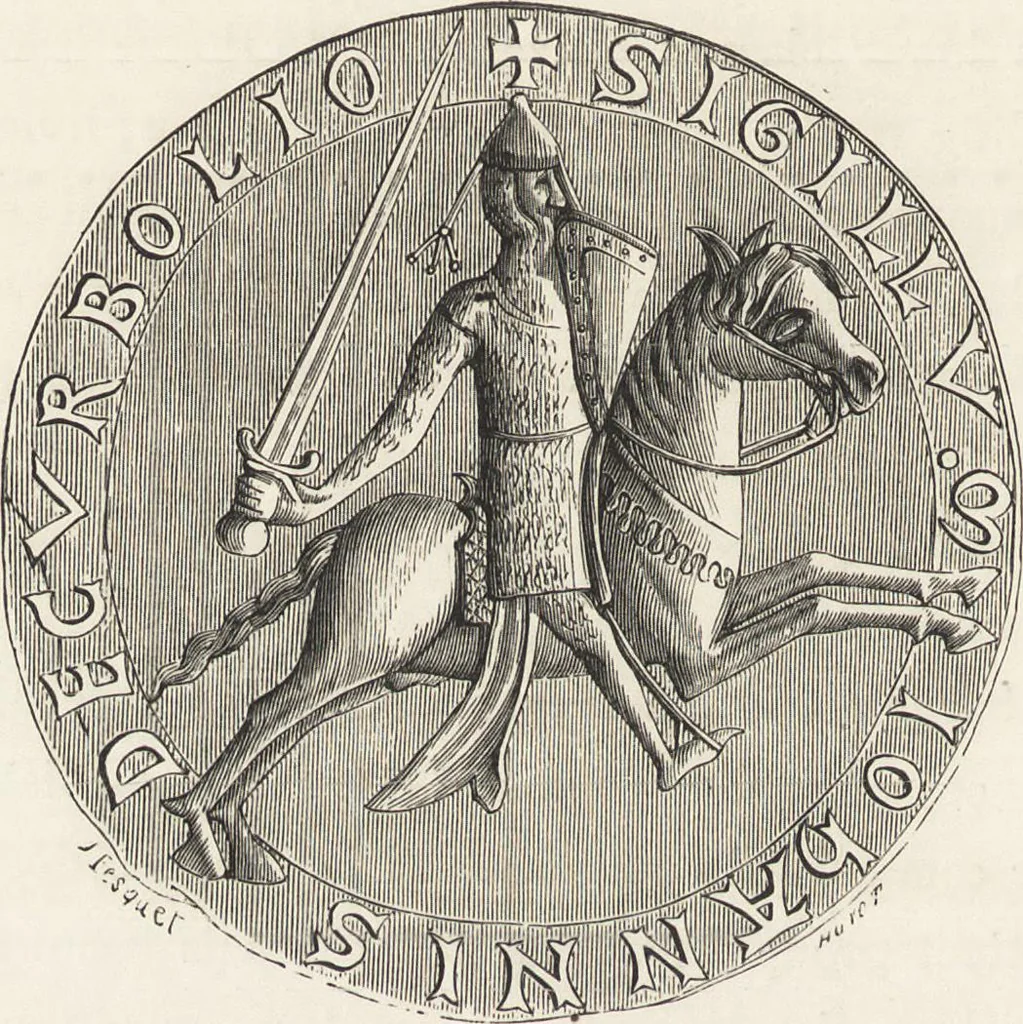 An illustration from Military and religious life in the Middle Ages and at the period of the Renaissance, 1870, leaf 53