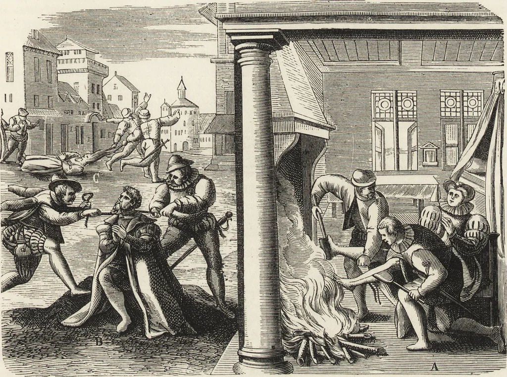An illustration from Military and religious life in the Middle Ages and at the period of the Renaissance, 1870, leaf 532