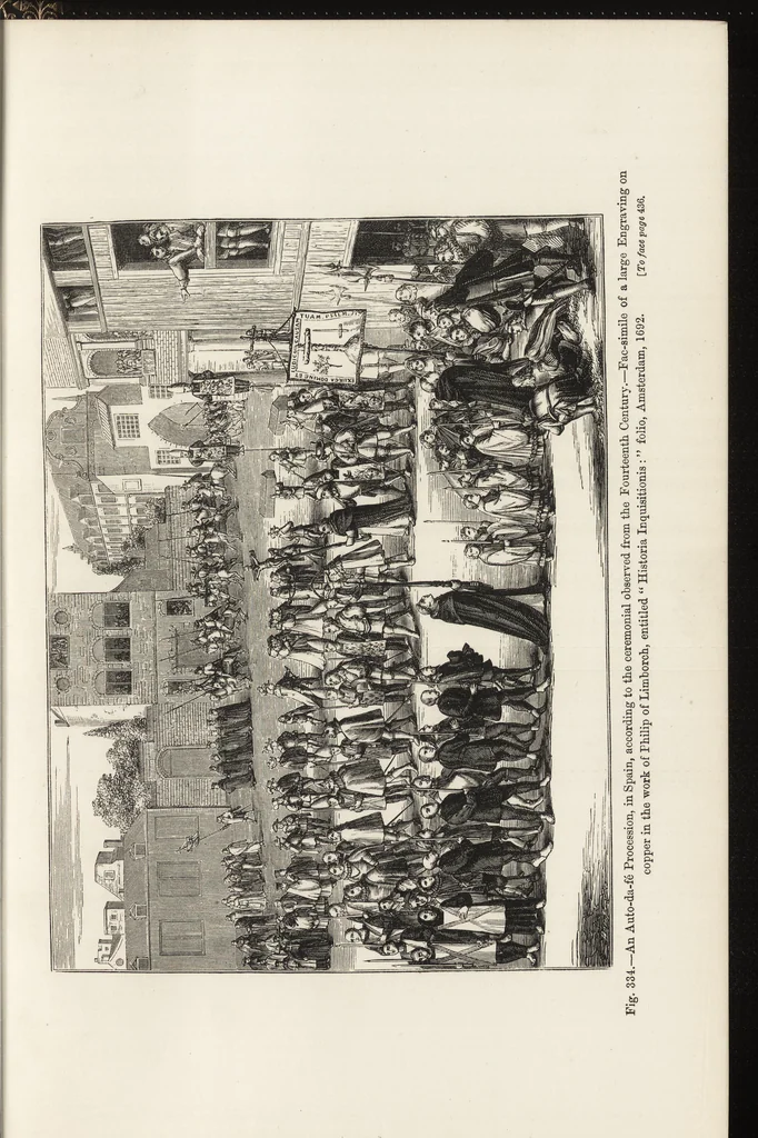 An illustration from Military and religious life in the Middle Ages and at the period of the Renaissance, 1870, leaf 548