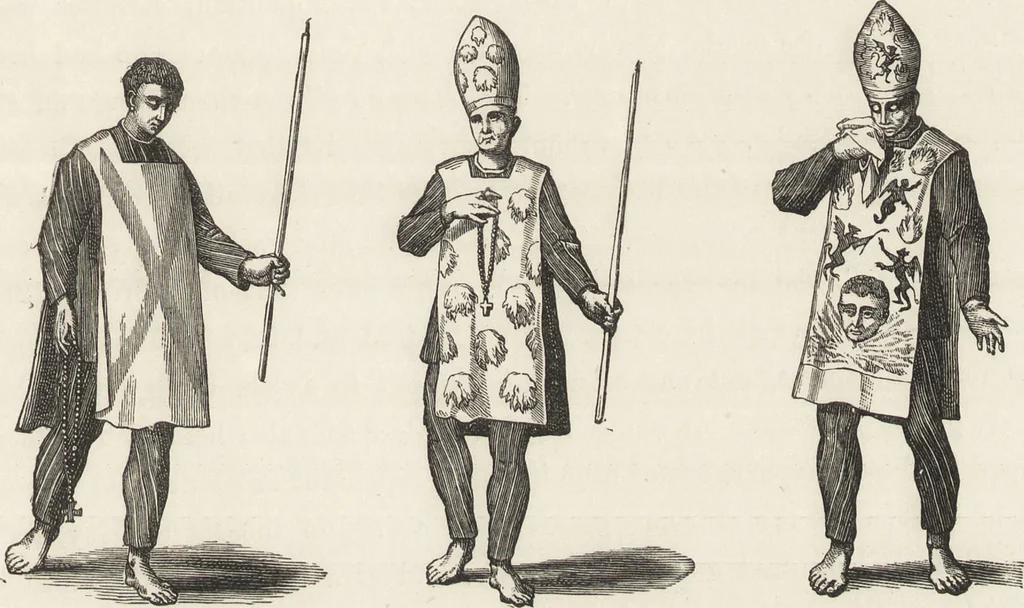 An illustration from Military and religious life in the Middle Ages and at the period of the Renaissance, 1870, leaf 550