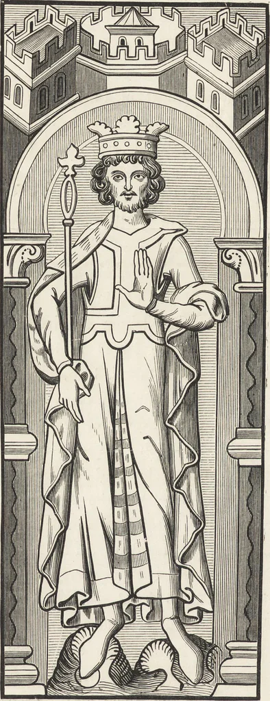 An illustration from Military and religious life in the Middle Ages and at the period of the Renaissance, 1870, leaf 57