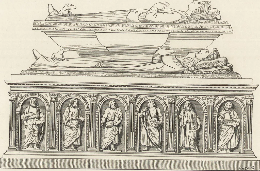 An illustration from Military and religious life in the Middle Ages and at the period of the Renaissance, 1870, leaf 585
