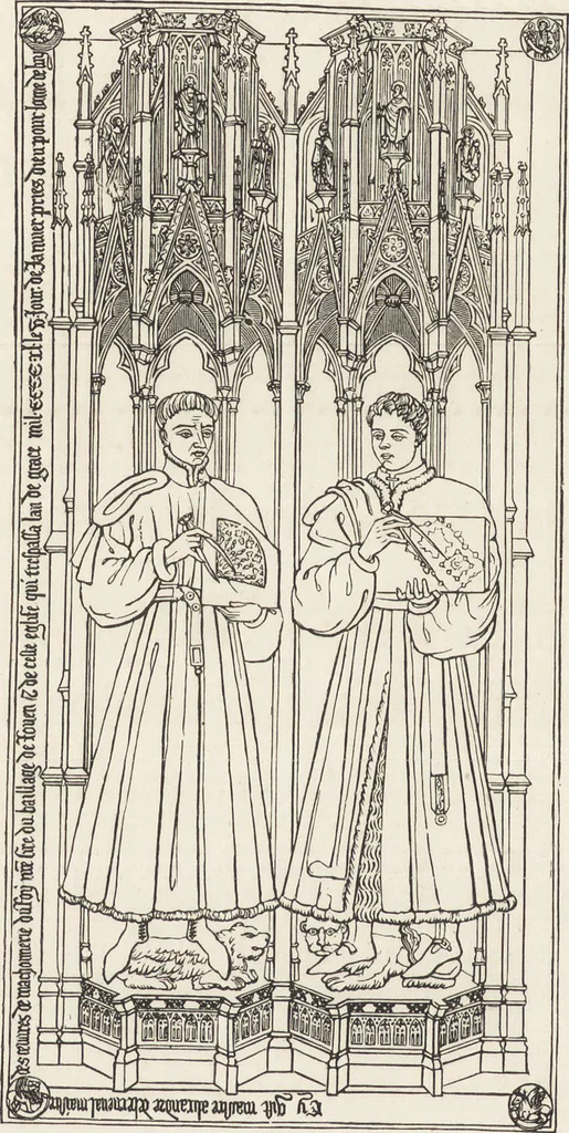 An illustration from Military and religious life in the Middle Ages and at the period of the Renaissance, 1870, leaf 589
